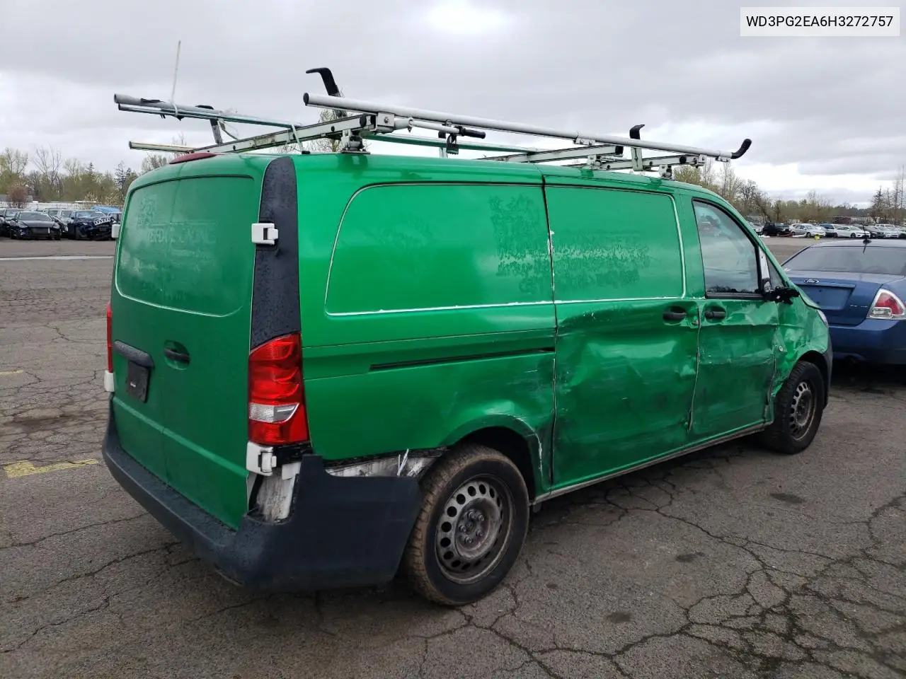 2017 Mercedes-Benz Metris VIN: WD3PG2EA6H3272757 Lot: 51070845