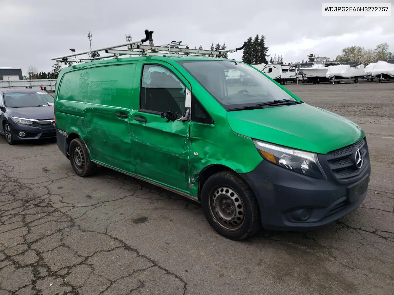 2017 Mercedes-Benz Metris VIN: WD3PG2EA6H3272757 Lot: 51070845