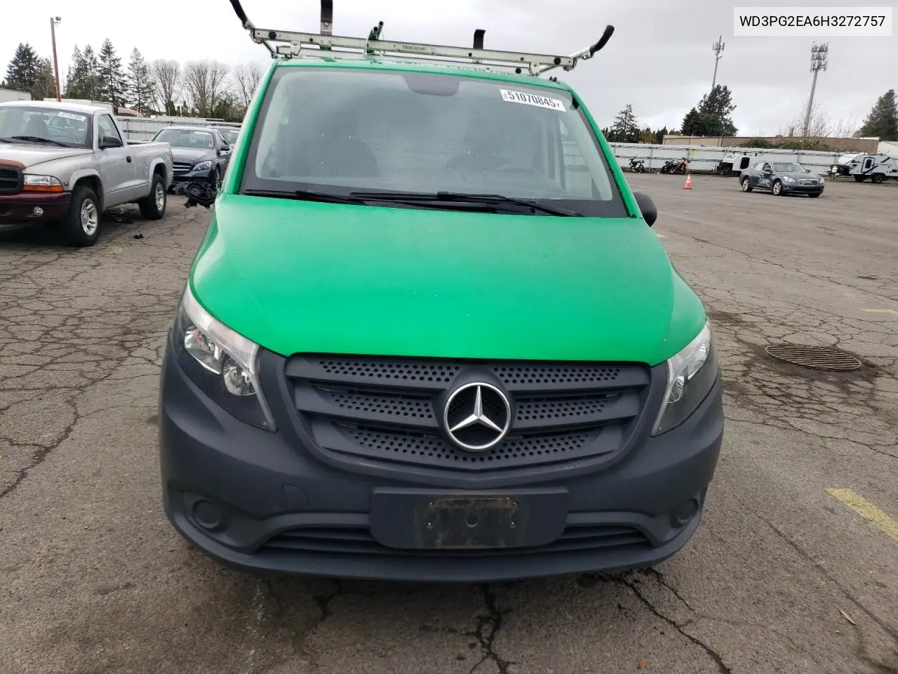 2017 Mercedes-Benz Metris VIN: WD3PG2EA6H3272757 Lot: 51070845