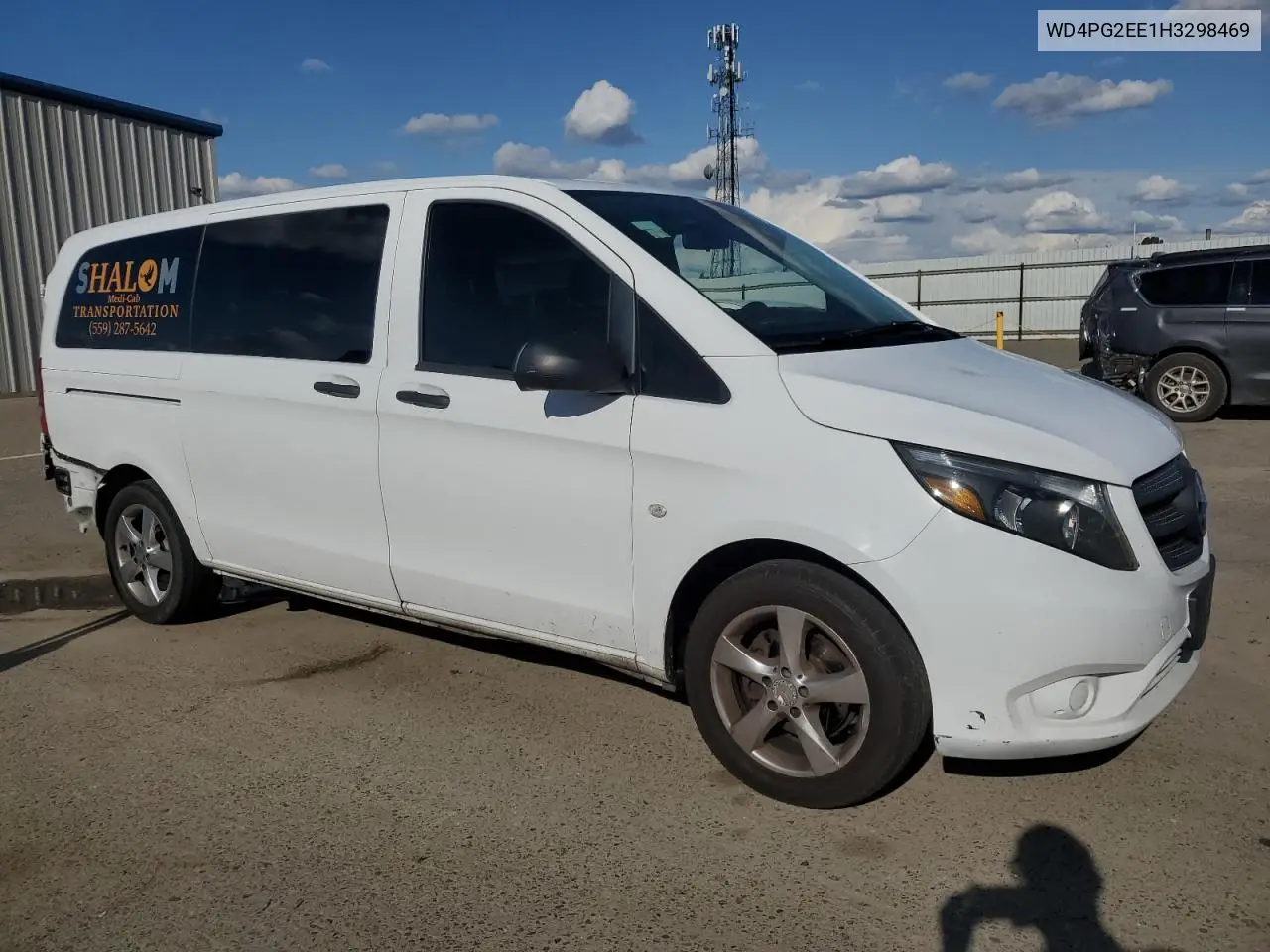 2017 Mercedes-Benz Metris VIN: WD4PG2EE1H3298469 Lot: 51941285