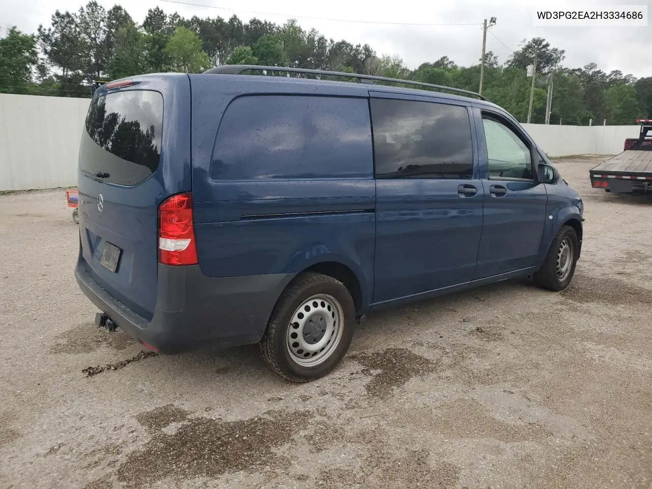 2017 Mercedes-Benz Metris VIN: WD3PG2EA2H3334686 Lot: 52012805