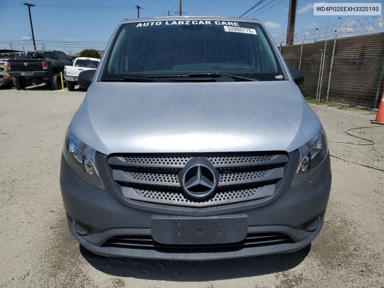 2017 Mercedes-Benz Metris VIN: WD4PG2EEXH3320193 Lot: 52080775