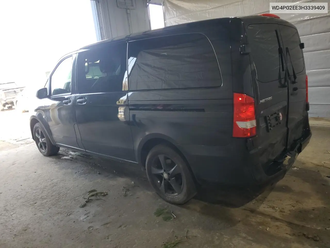 2017 Mercedes-Benz Metris VIN: WD4PG2EE3H3339409 Lot: 53785355