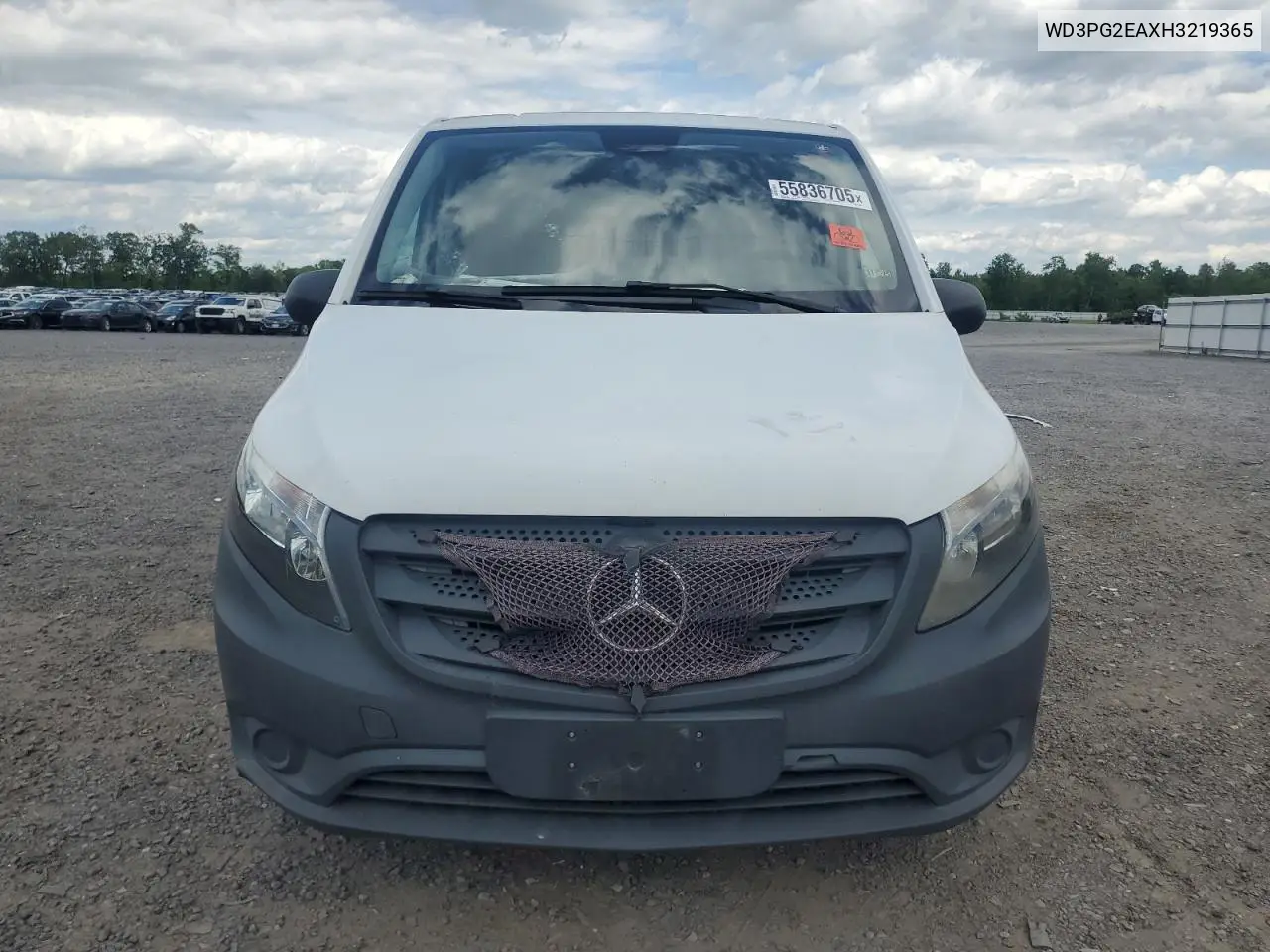 2017 Mercedes-Benz Metris VIN: WD3PG2EAXH3219365 Lot: 55836705