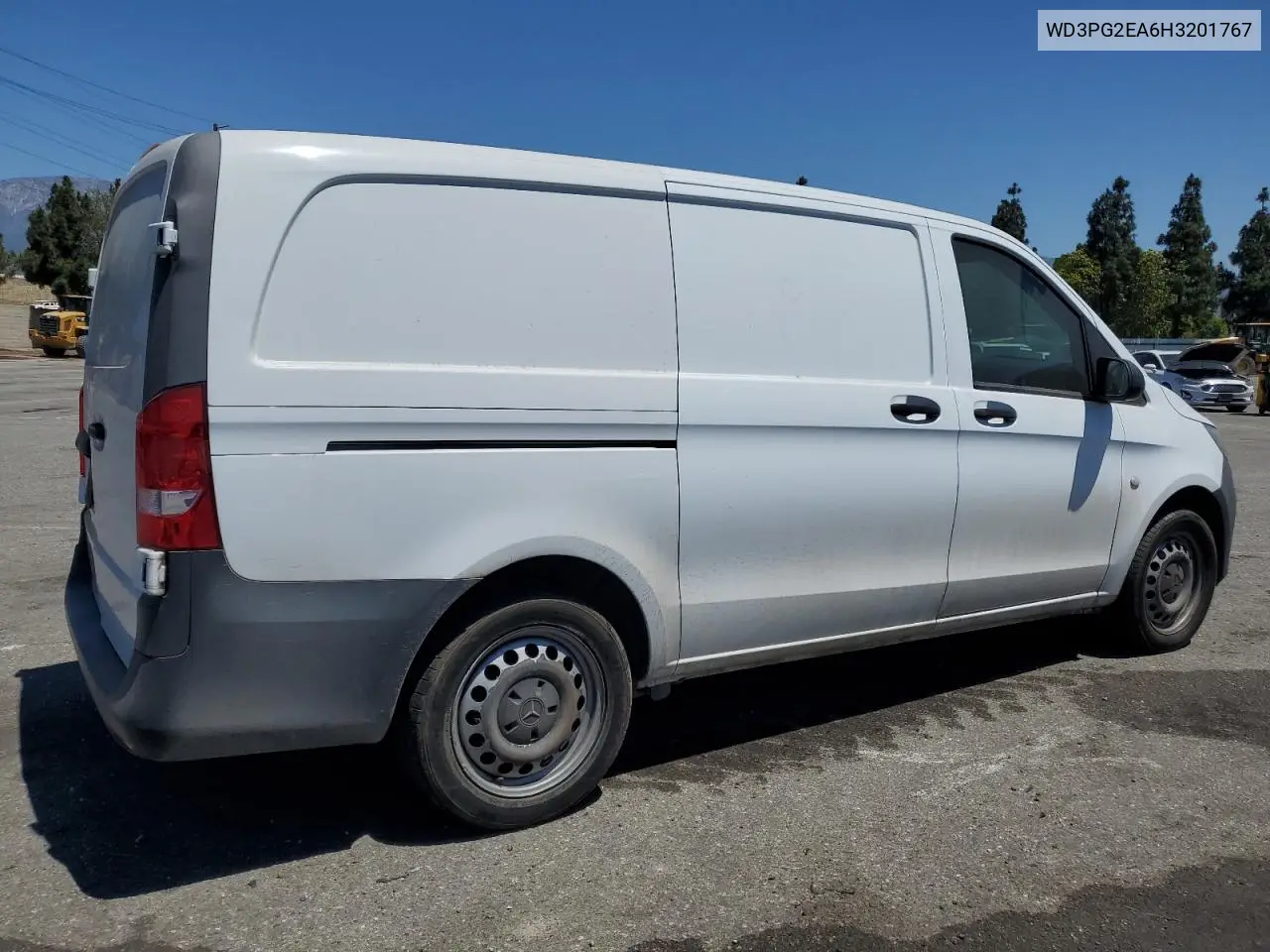 2017 Mercedes-Benz Metris VIN: WD3PG2EA6H3201767 Lot: 62707745