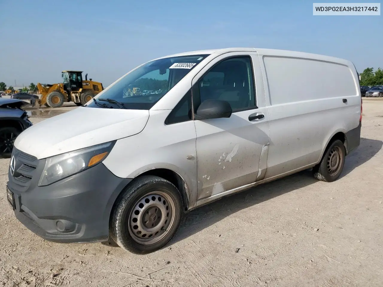 2017 Mercedes-Benz Metris VIN: WD3PG2EA3H3217442 Lot: 63302665