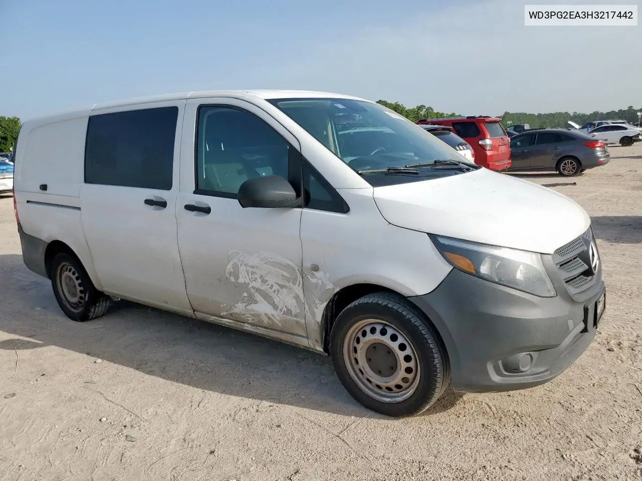 2017 Mercedes-Benz Metris VIN: WD3PG2EA3H3217442 Lot: 63302665