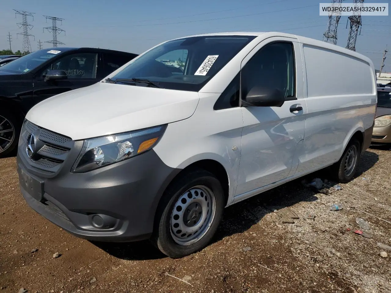 2017 Mercedes-Benz Metris VIN: WD3PG2EA5H3329417 Lot: 63420645