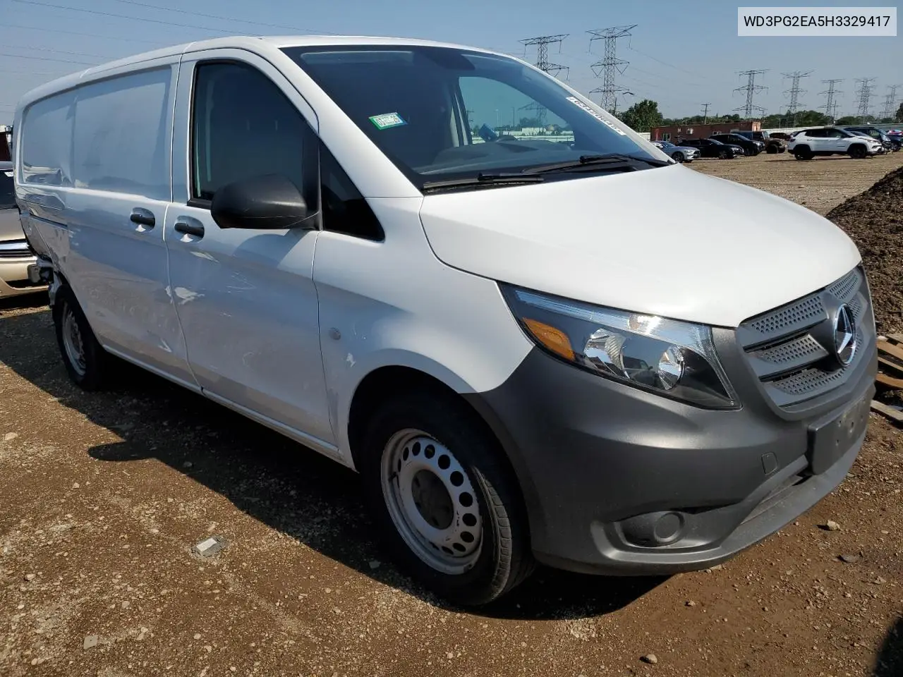 2017 Mercedes-Benz Metris VIN: WD3PG2EA5H3329417 Lot: 63420645