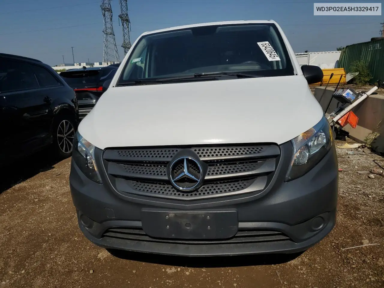 2017 Mercedes-Benz Metris VIN: WD3PG2EA5H3329417 Lot: 63420645