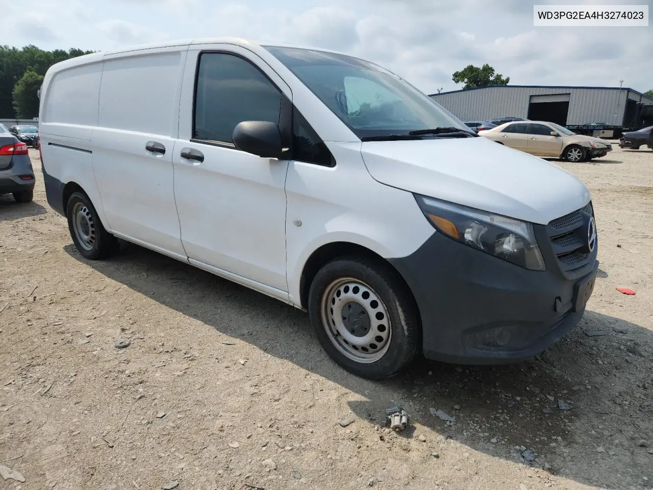 2017 Mercedes-Benz Metris VIN: WD3PG2EA4H3274023 Lot: 63776245
