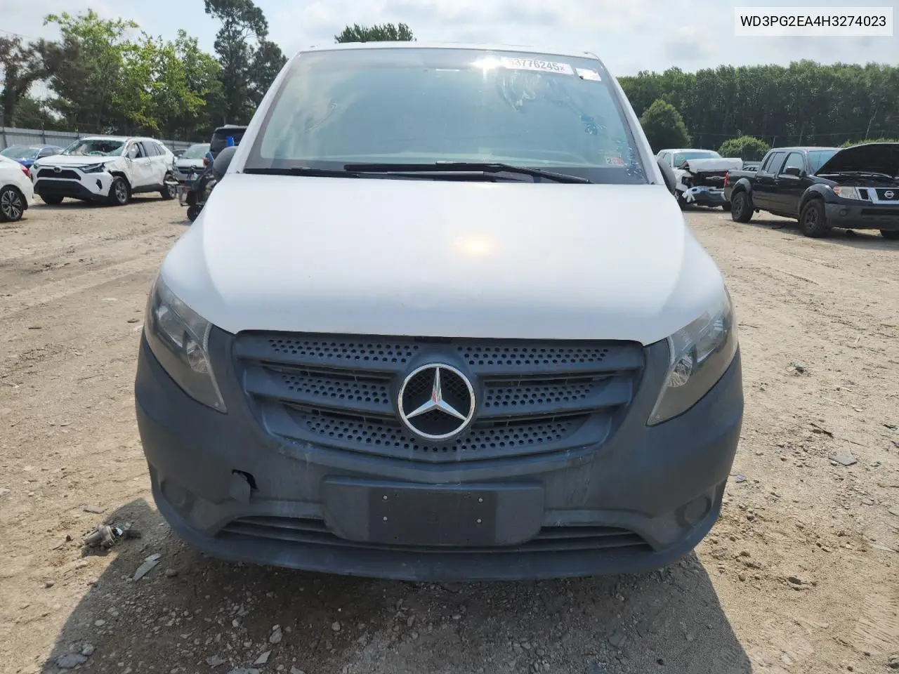 2017 Mercedes-Benz Metris VIN: WD3PG2EA4H3274023 Lot: 63776245