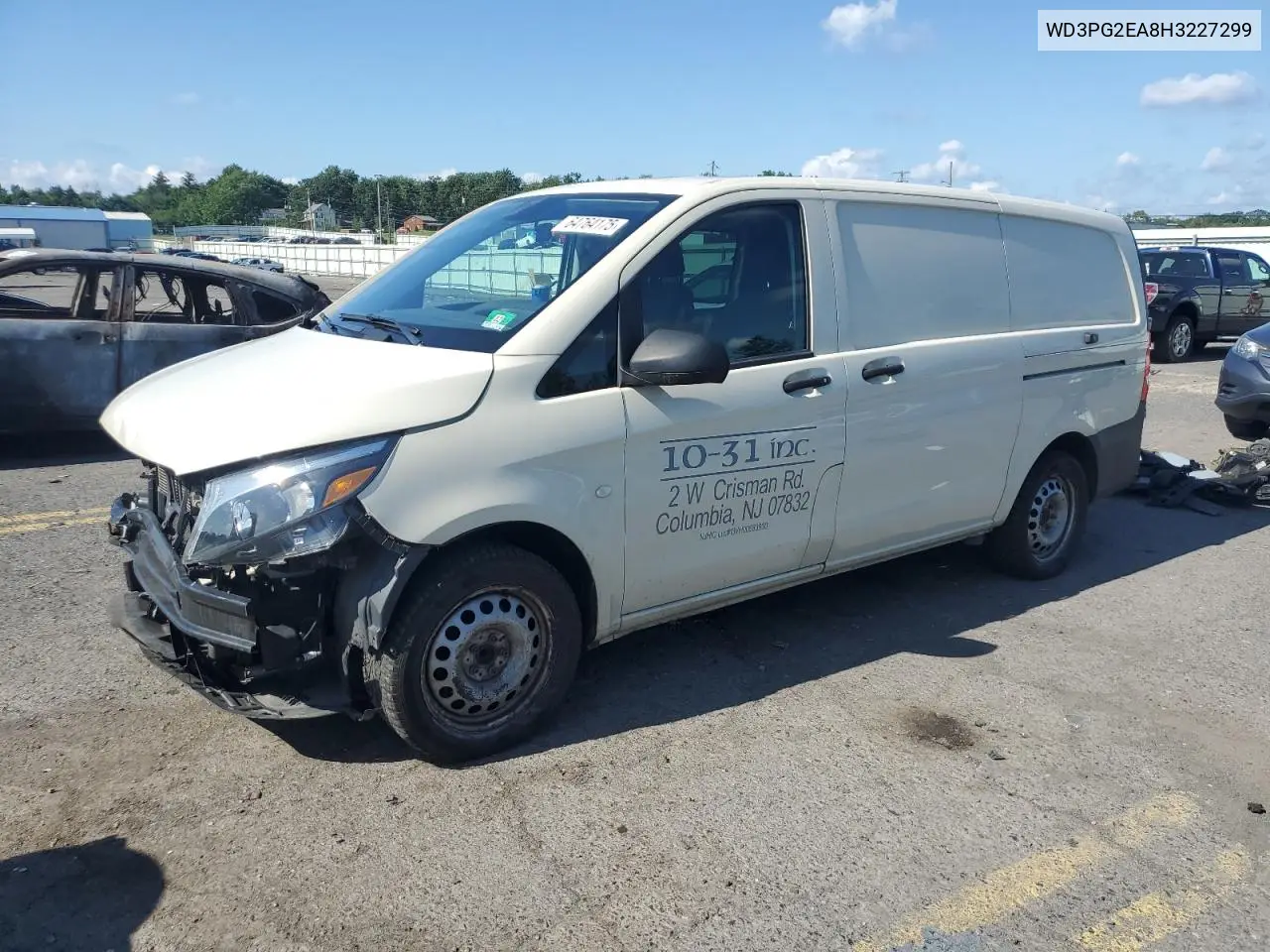 2017 Mercedes-Benz Metris VIN: WD3PG2EA8H3227299 Lot: 64764175