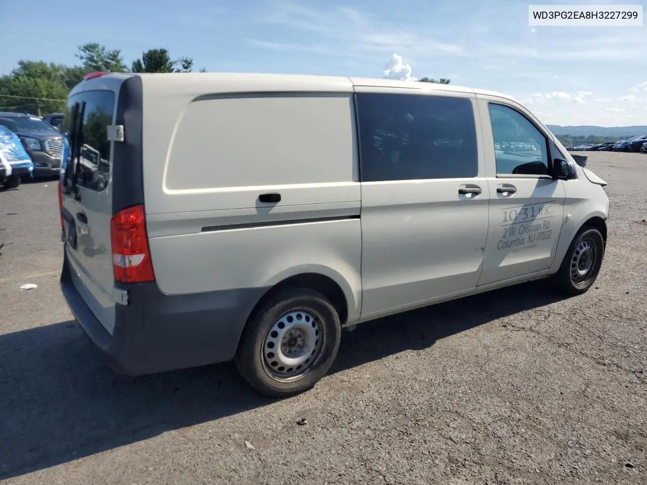 2017 Mercedes-Benz Metris VIN: WD3PG2EA8H3227299 Lot: 64764175