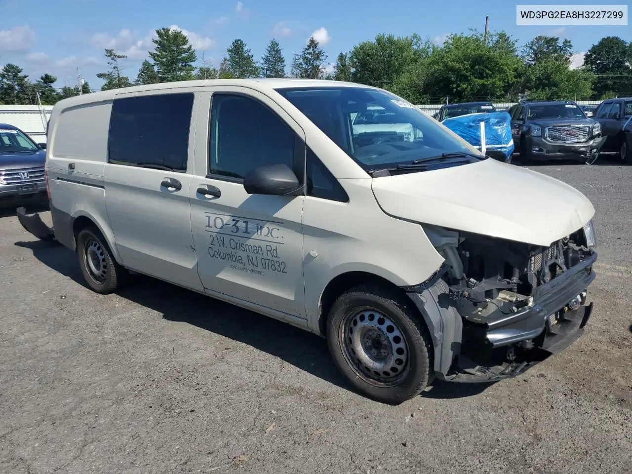 2017 Mercedes-Benz Metris VIN: WD3PG2EA8H3227299 Lot: 64764175