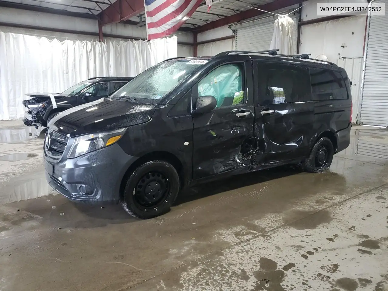 2018 Mercedes-Benz Metris VIN: WD4PG2EE4J3342552 Lot: 54924615