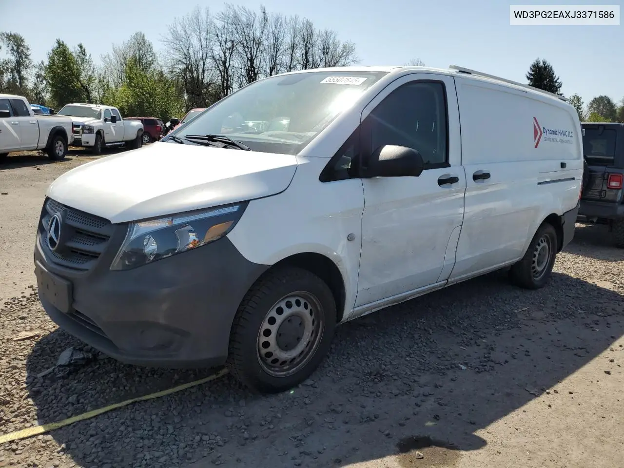 2018 Mercedes-Benz Metris VIN: WD3PG2EAXJ3371586 Lot: 55507845