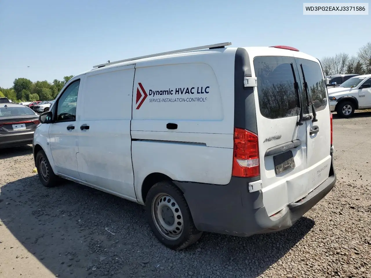 2018 Mercedes-Benz Metris VIN: WD3PG2EAXJ3371586 Lot: 55507845