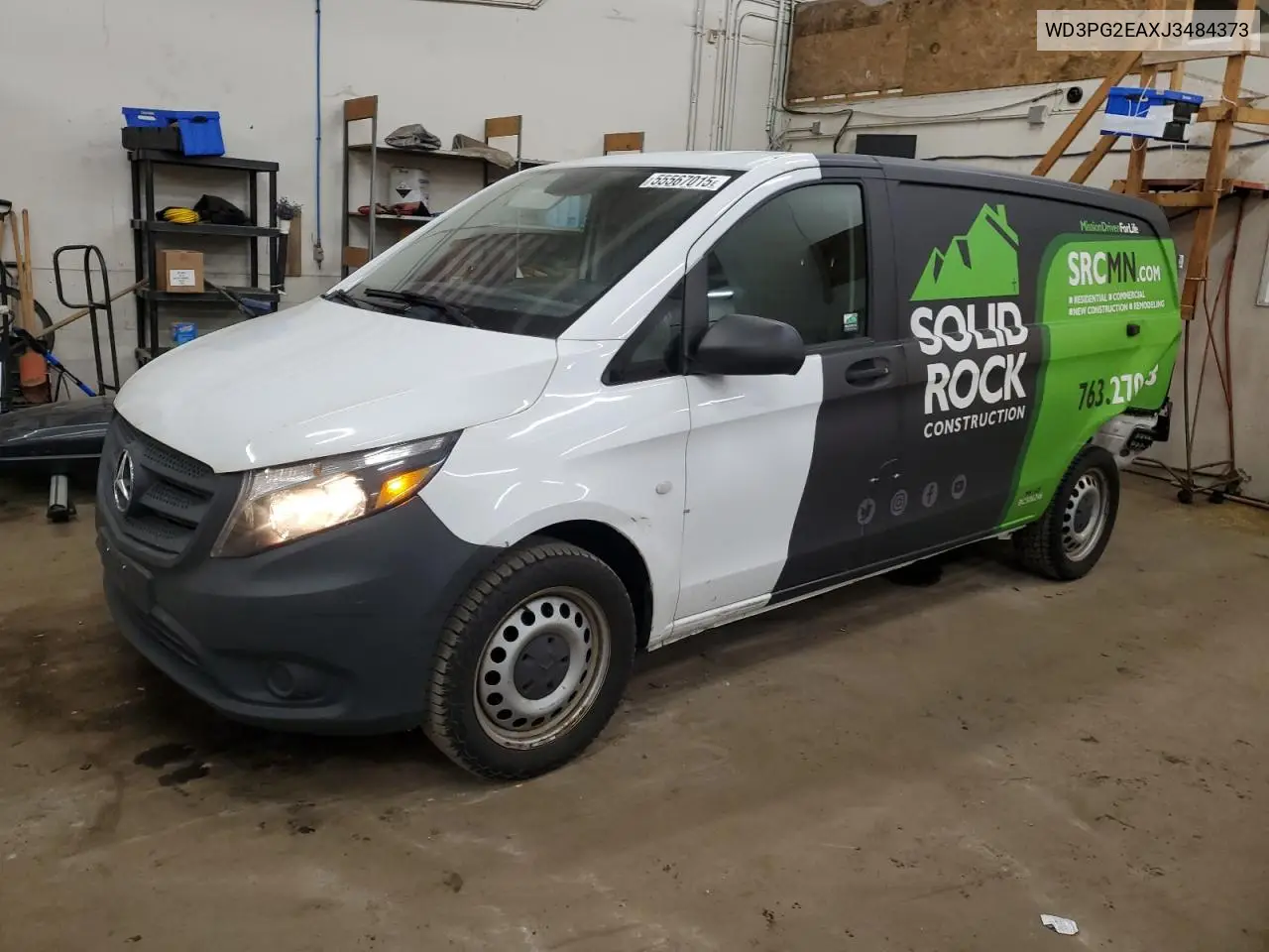 2018 Mercedes-Benz Metris VIN: WD3PG2EAXJ3484373 Lot: 55567015