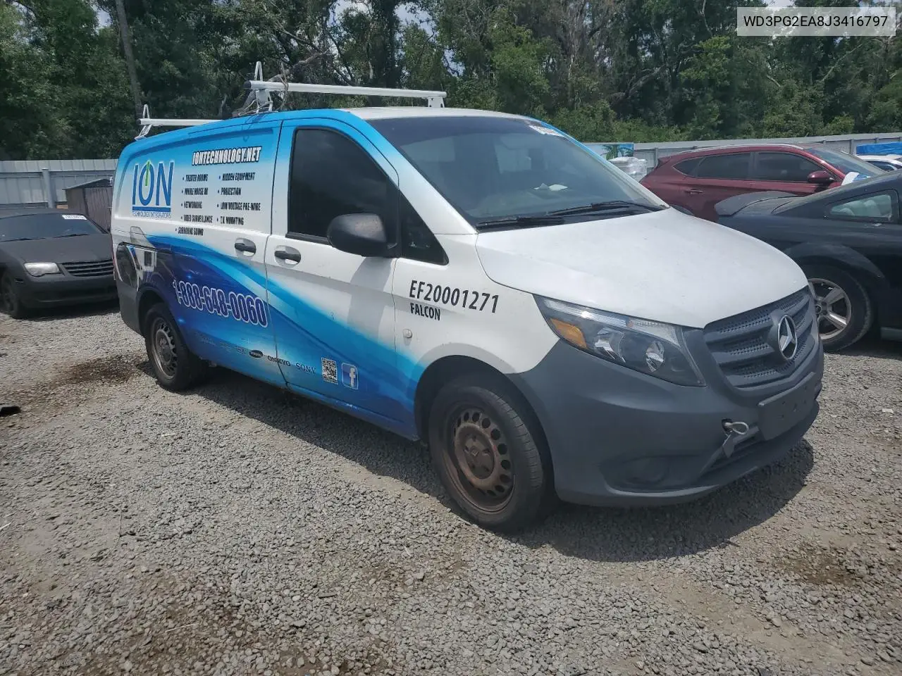 2018 Mercedes-Benz Metris VIN: WD3PG2EA8J3416797 Lot: 56125445