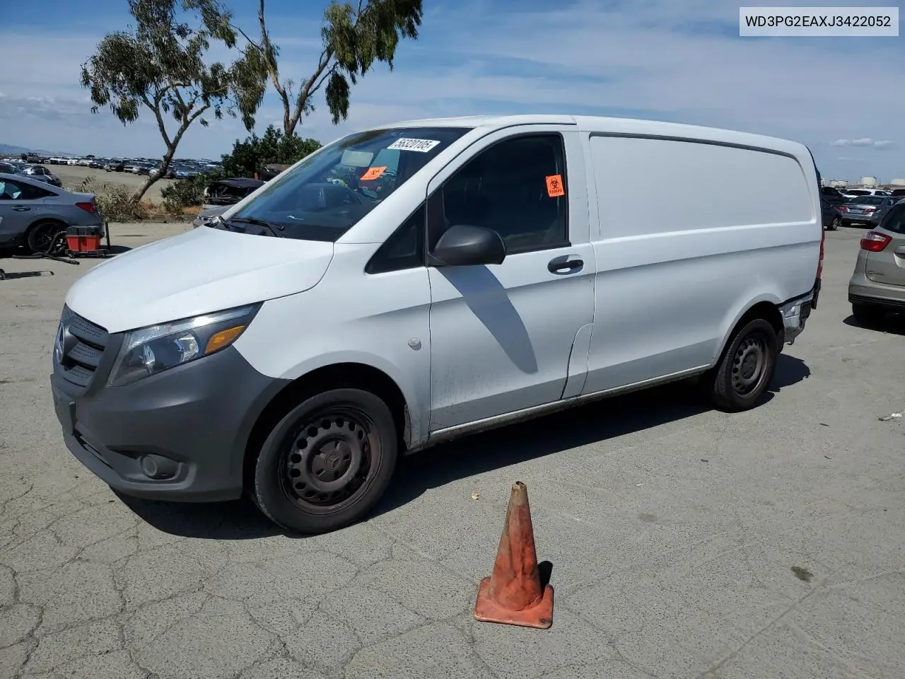 2018 Mercedes-Benz Metris VIN: WD3PG2EAXJ3422052 Lot: 56320105
