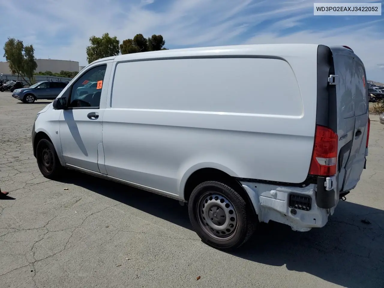 2018 Mercedes-Benz Metris VIN: WD3PG2EAXJ3422052 Lot: 56320105