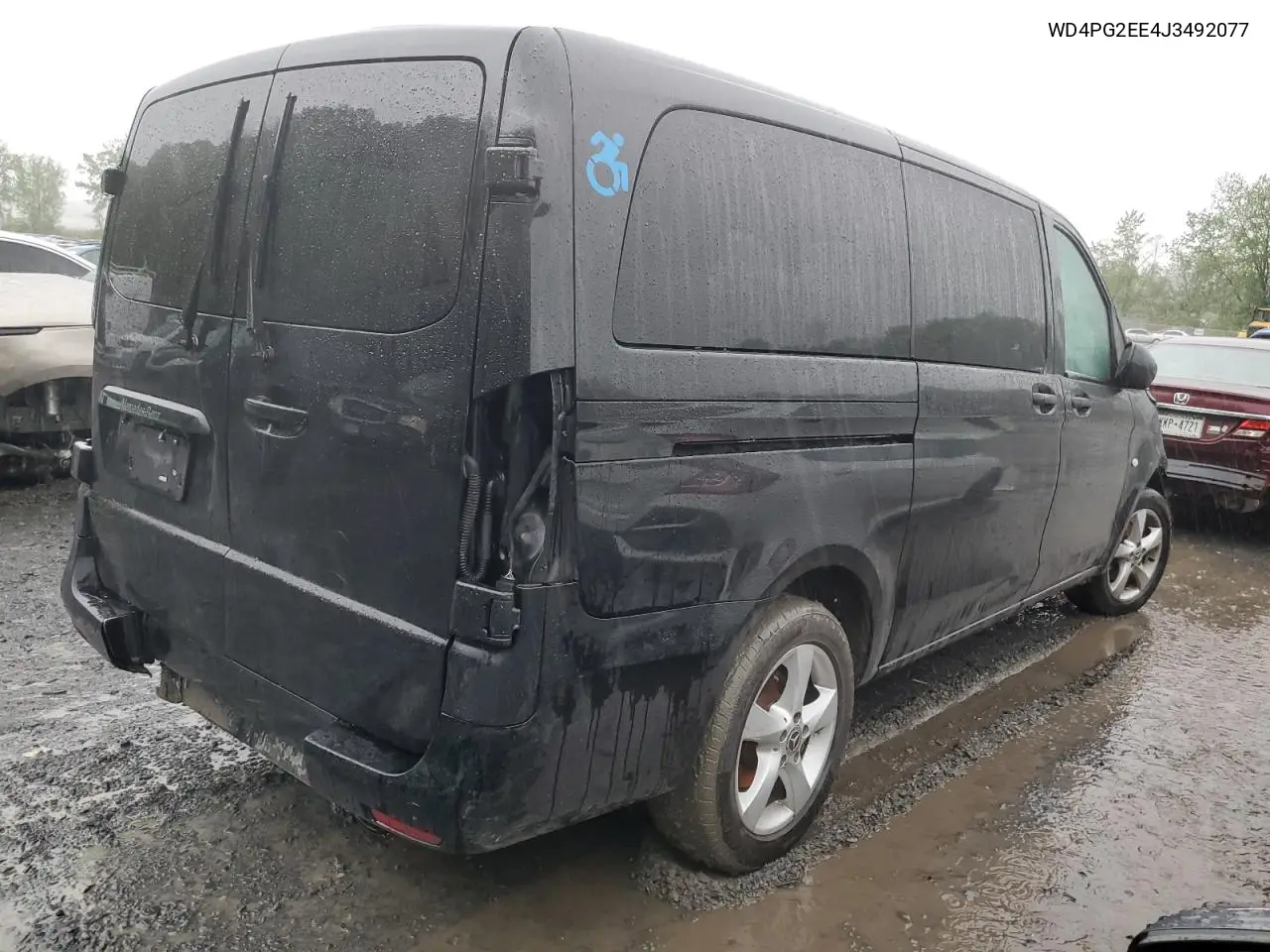 2018 Mercedes-Benz Metris VIN: WD4PG2EE4J3492077 Lot: 56326095