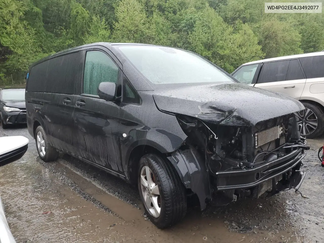 2018 Mercedes-Benz Metris VIN: WD4PG2EE4J3492077 Lot: 56326095