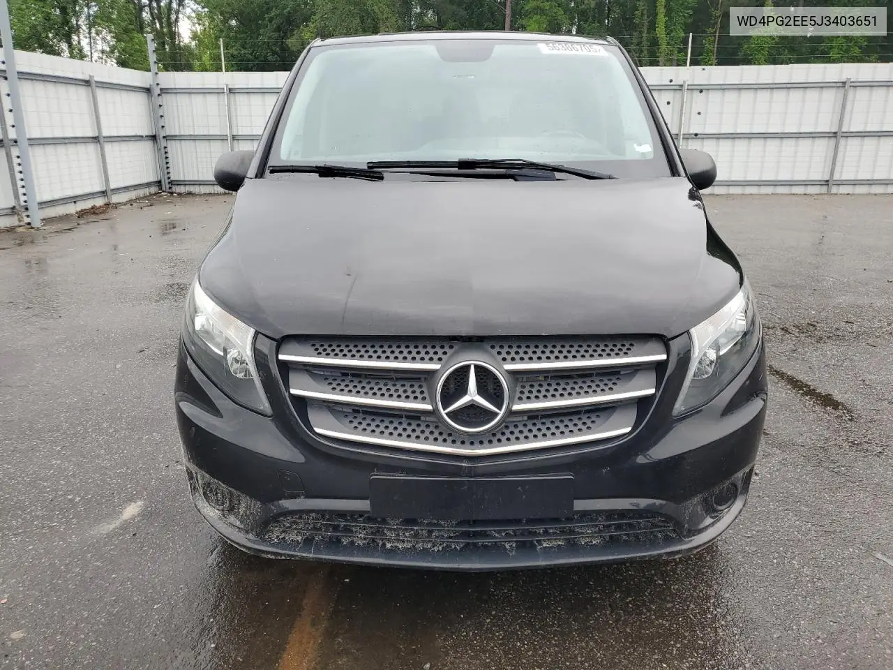 2018 Mercedes-Benz Metris VIN: WD4PG2EE5J3403651 Lot: 56386705