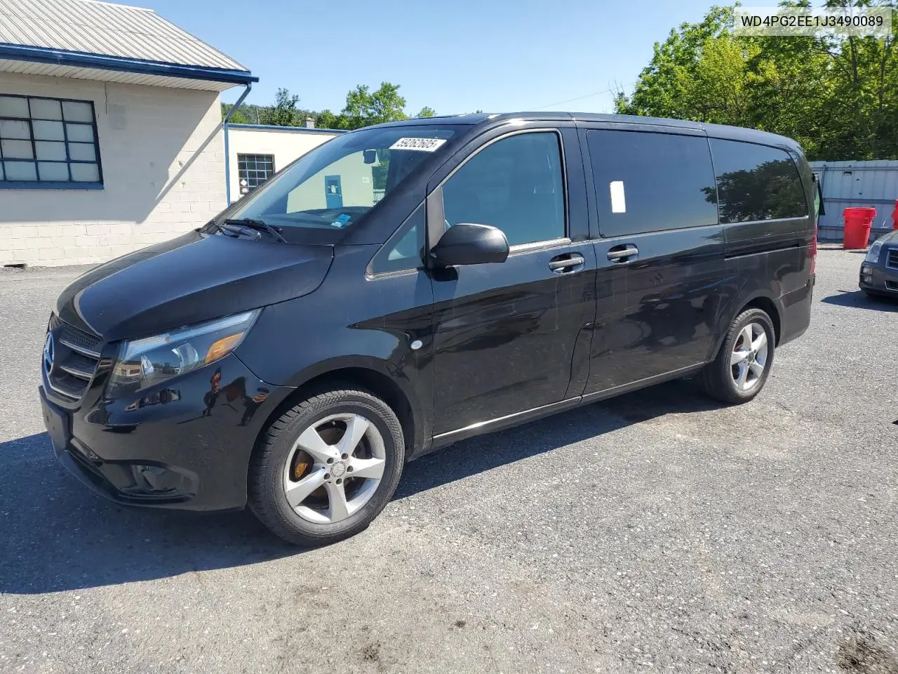 2018 Mercedes-Benz Metris VIN: WD4PG2EE1J3490089 Lot: 59262605