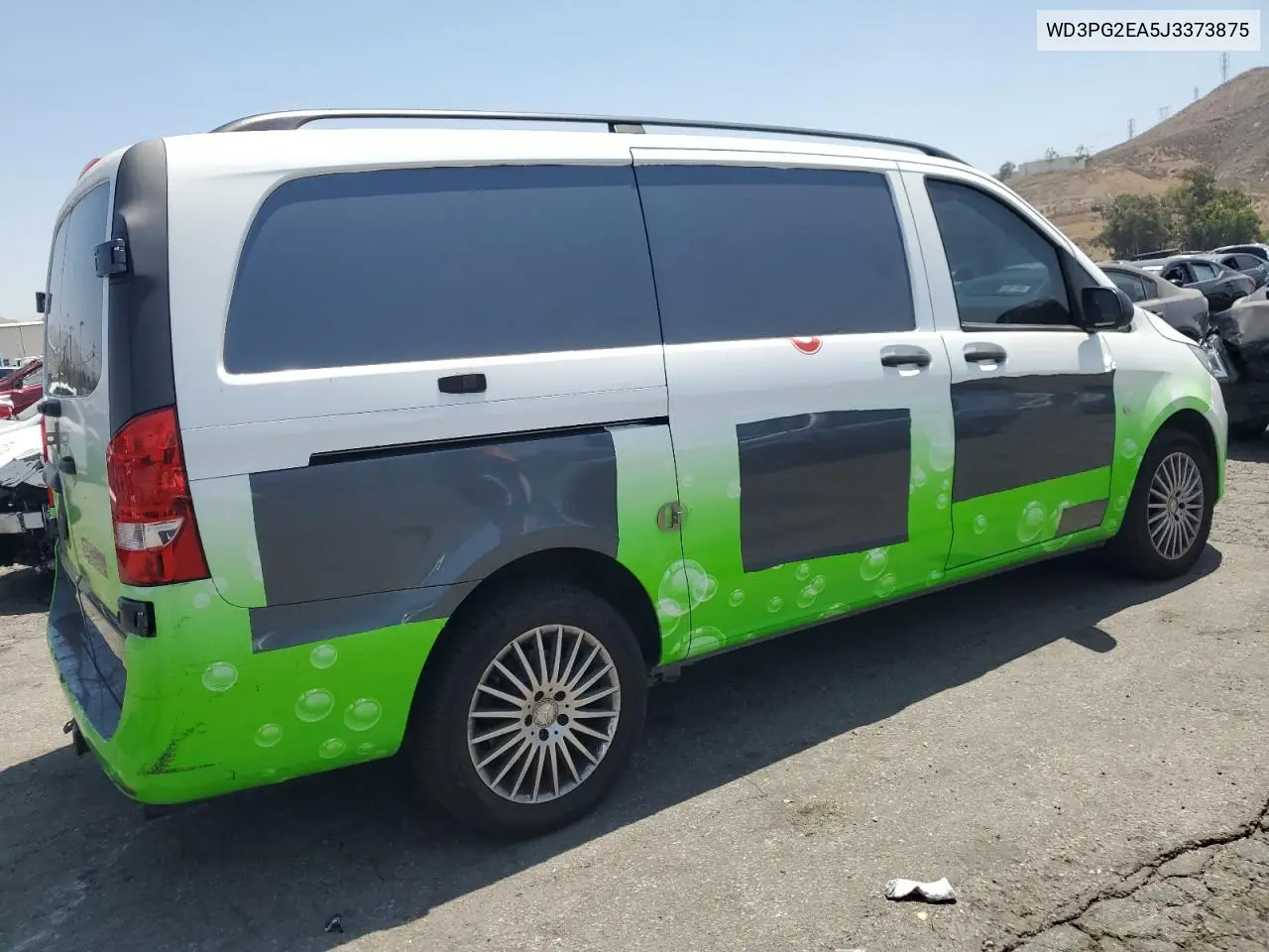 2018 Mercedes-Benz Metris VIN: WD3PG2EA5J3373875 Lot: 61991855