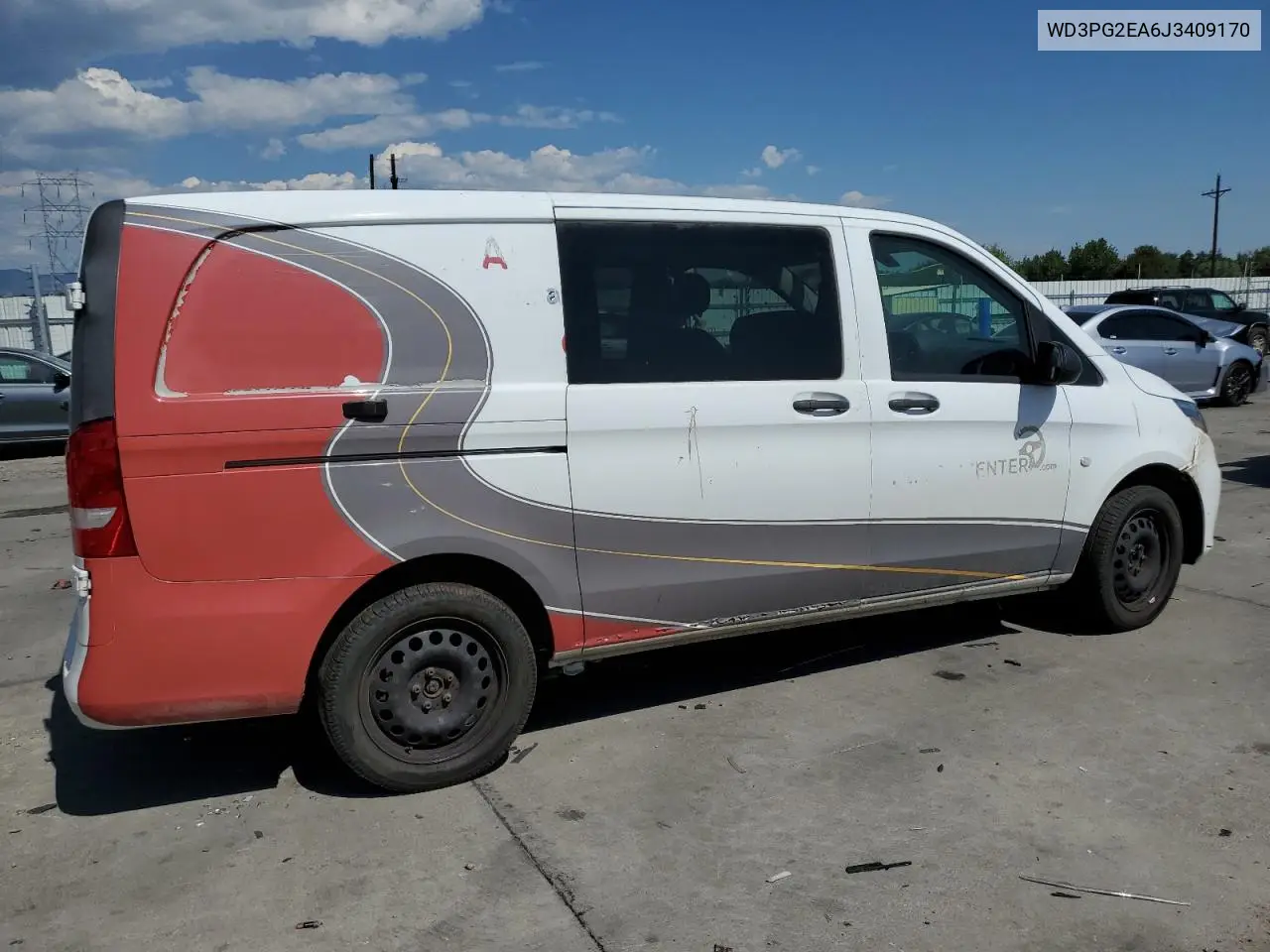 2018 Mercedes-Benz Metris VIN: WD3PG2EA6J3409170 Lot: 62402785