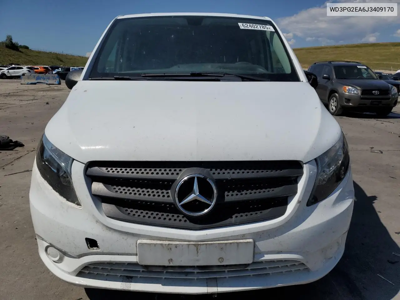 2018 Mercedes-Benz Metris VIN: WD3PG2EA6J3409170 Lot: 62402785