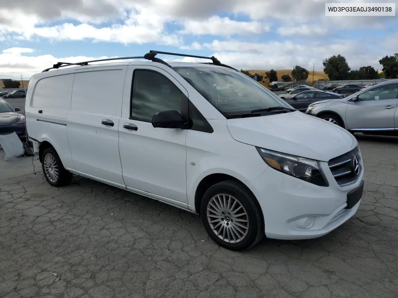 2018 Mercedes-Benz Metris VIN: WD3PG3EA0J3490138 Lot: 65605115
