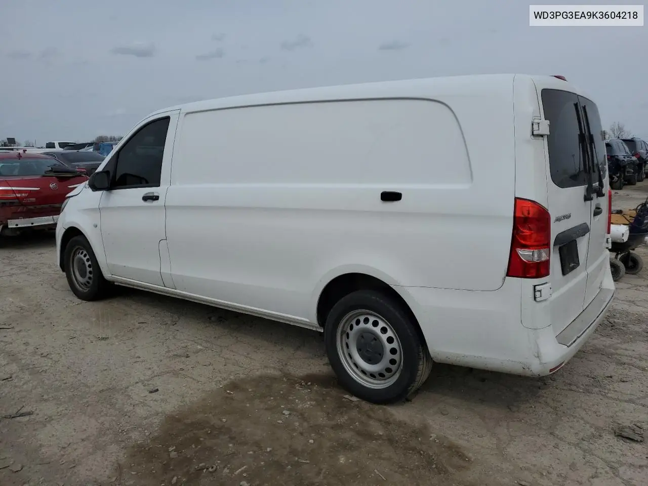 2019 Mercedes-Benz Metris VIN: WD3PG3EA9K3604218 Lot: 51764145