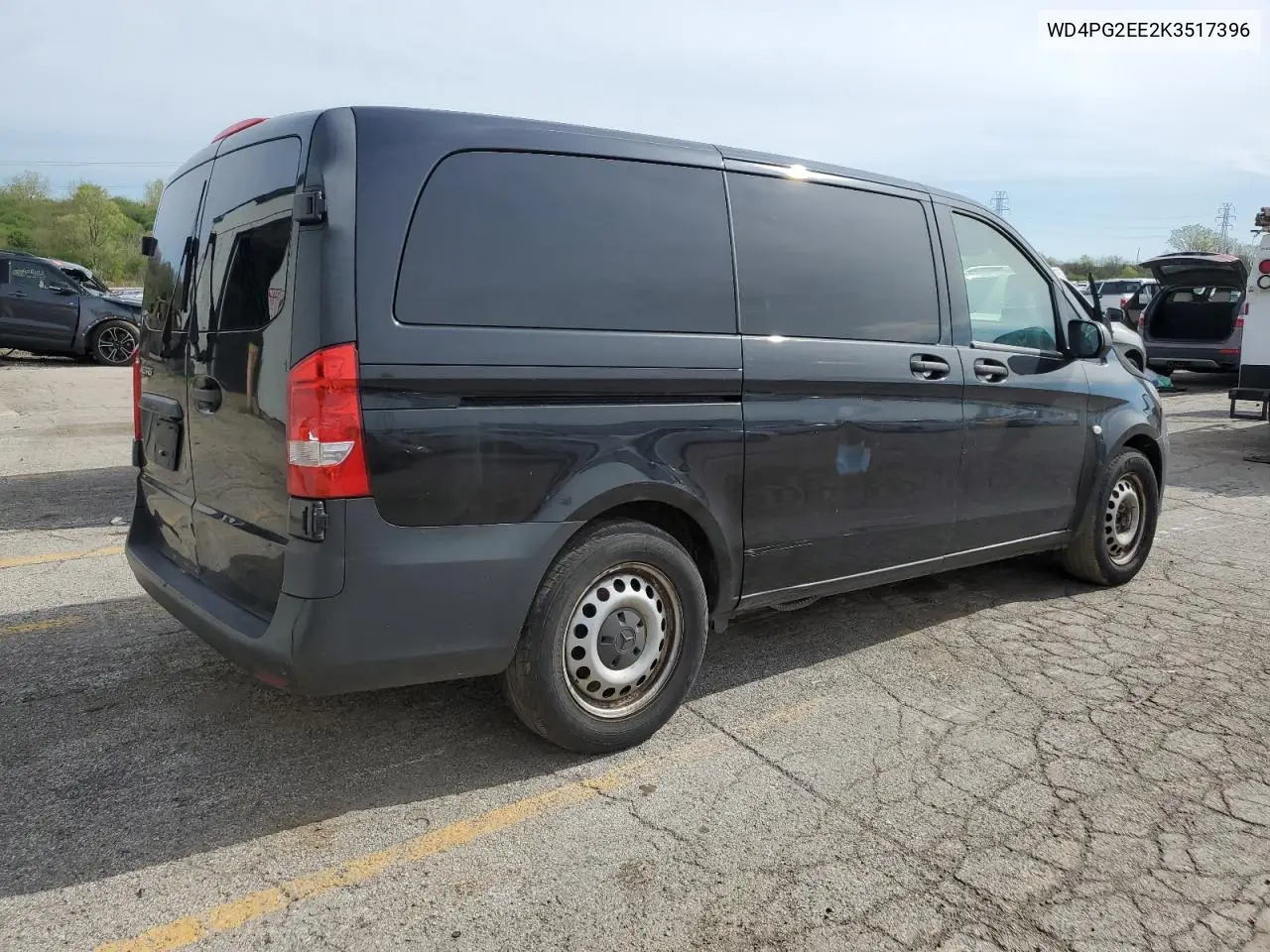 2019 Mercedes-Benz Metris VIN: WD4PG2EE2K3517396 Lot: 54756175