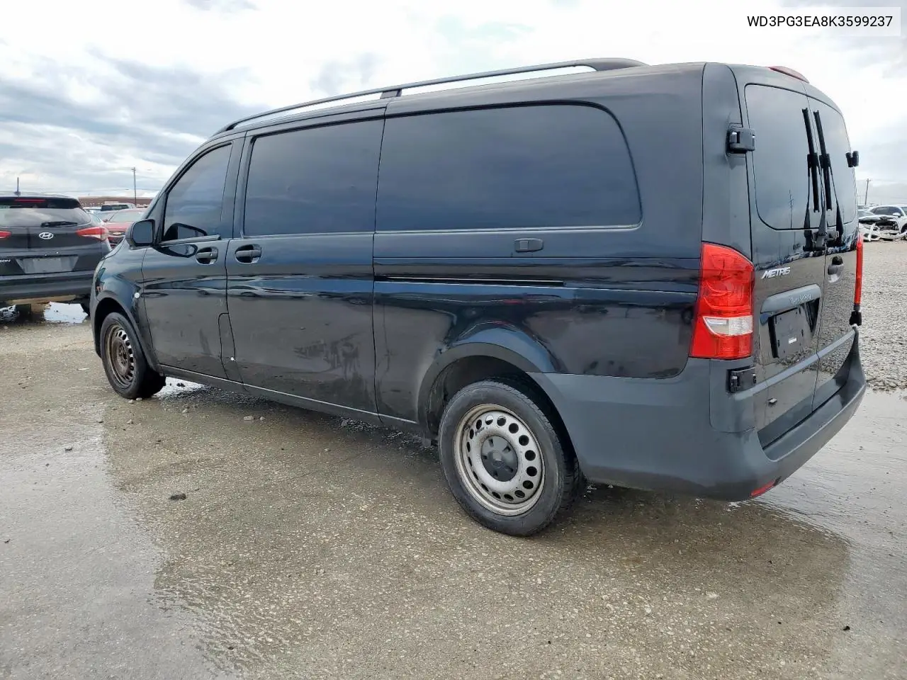 2019 Mercedes-Benz Metris VIN: WD3PG3EA8K3599237 Lot: 55420185