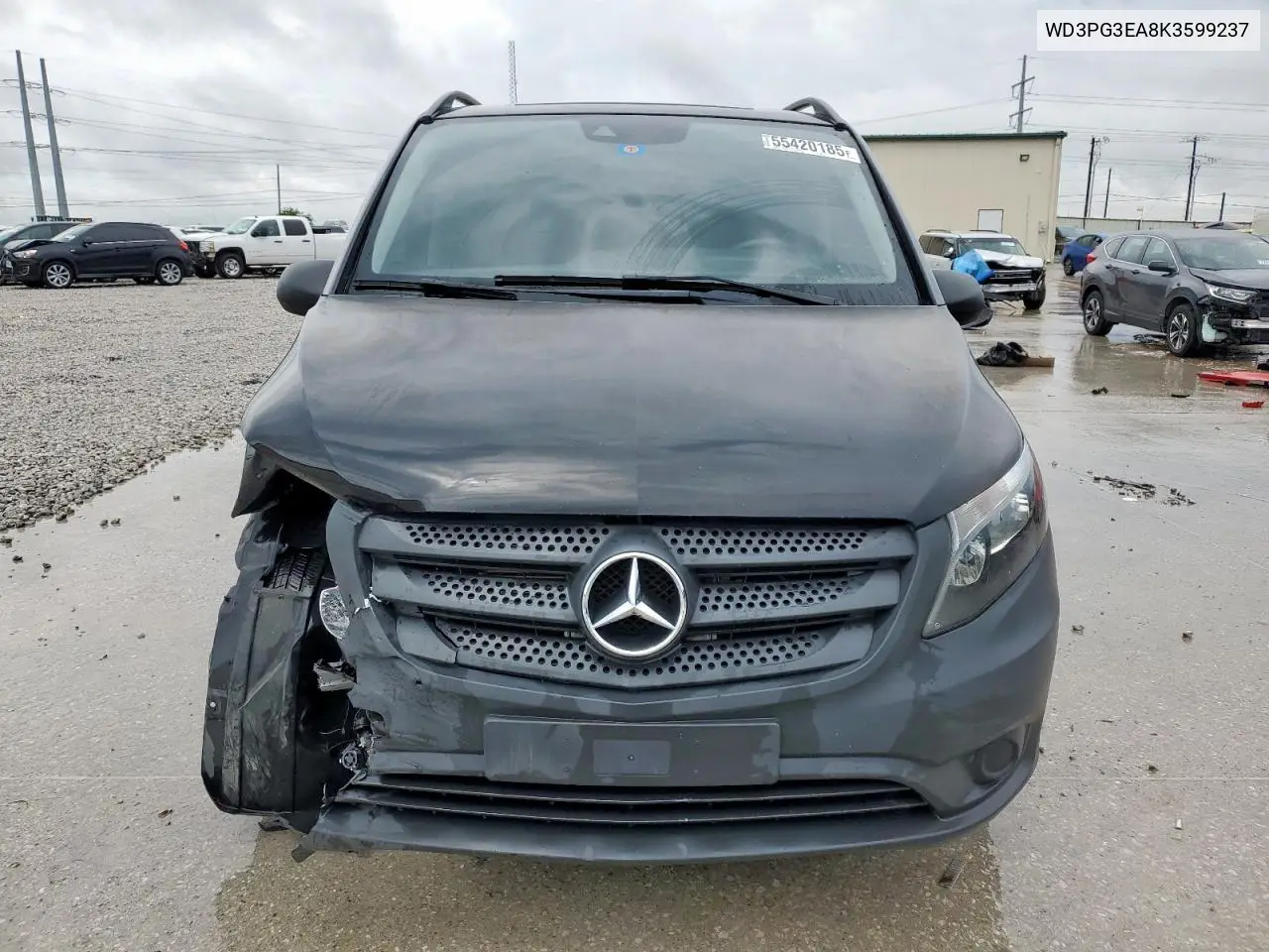 2019 Mercedes-Benz Metris VIN: WD3PG3EA8K3599237 Lot: 55420185