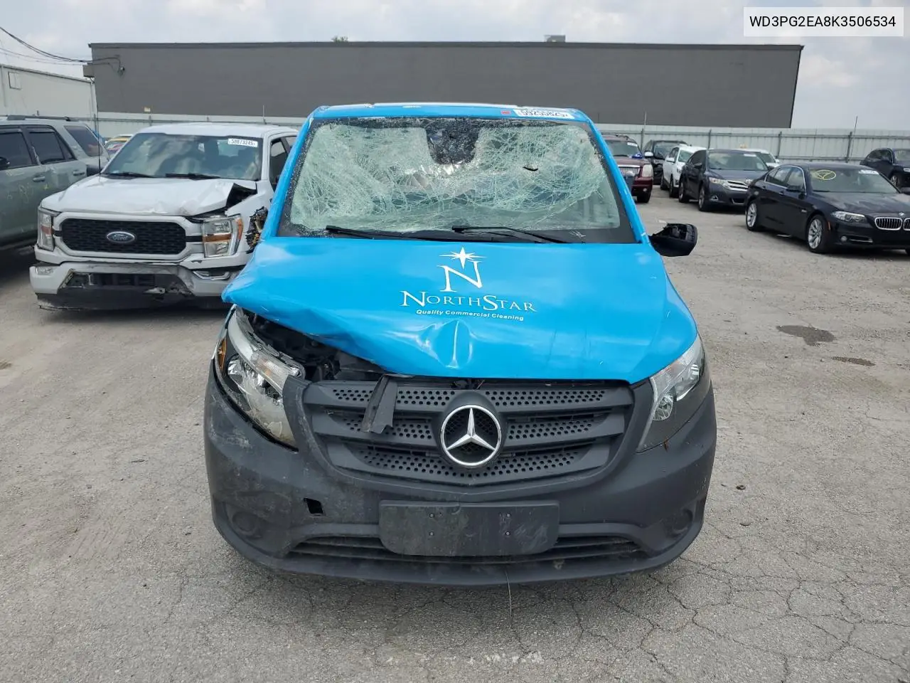 2019 Mercedes-Benz Metris VIN: WD3PG2EA8K3506534 Lot: 59255825