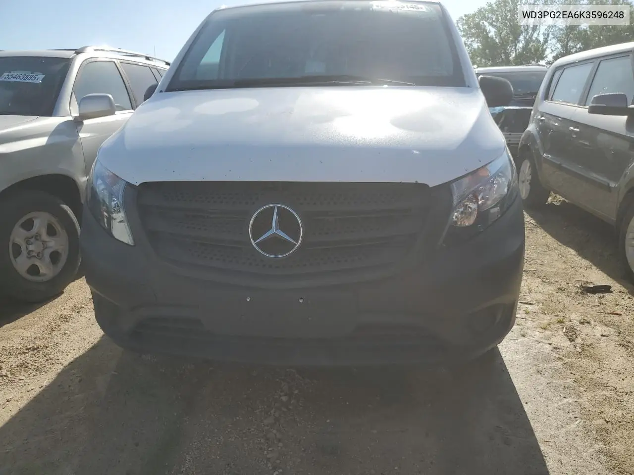 2019 Mercedes-Benz Metris VIN: WD3PG2EA6K3596248 Lot: 61276835