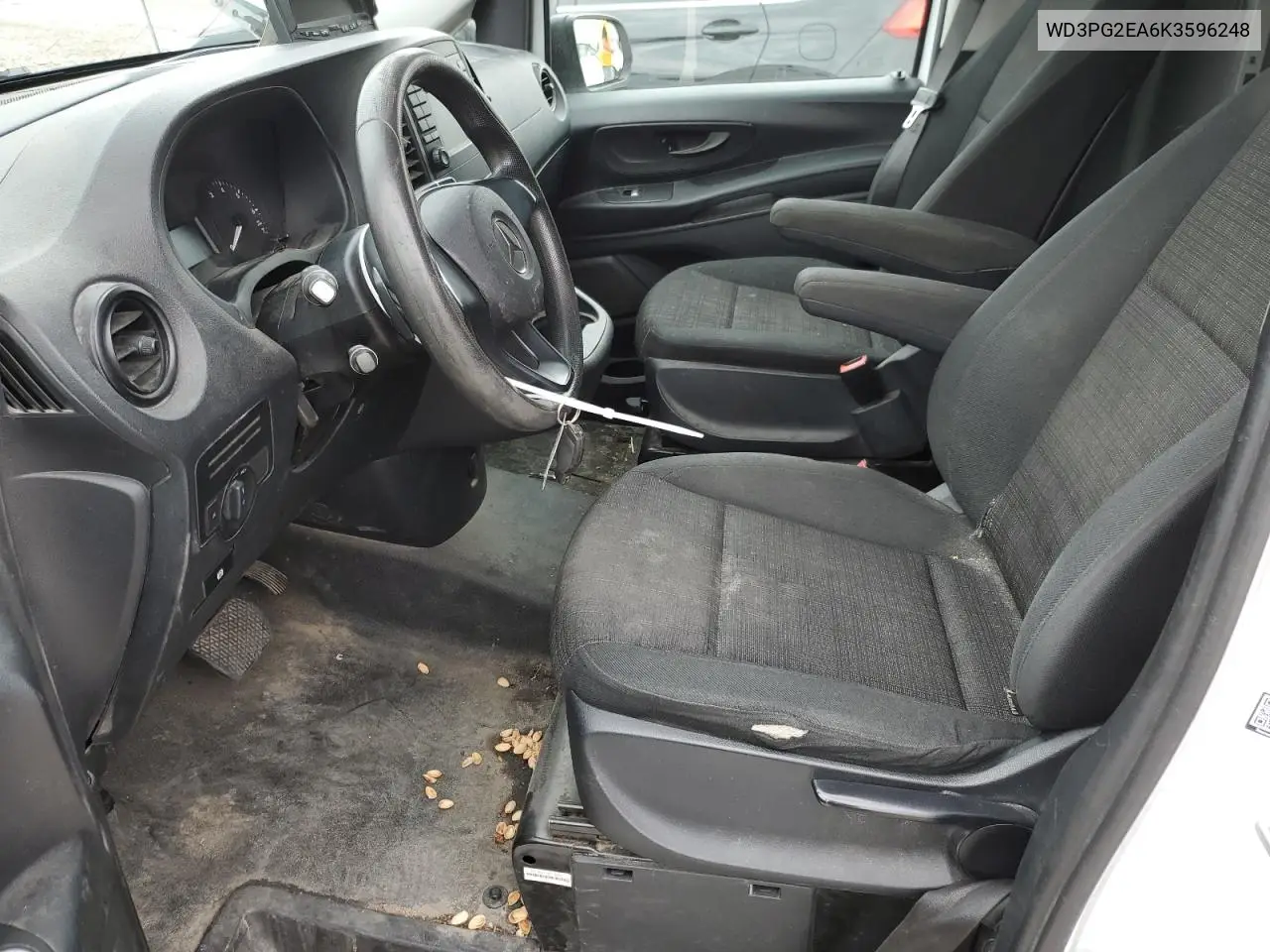 2019 Mercedes-Benz Metris VIN: WD3PG2EA6K3596248 Lot: 61276835