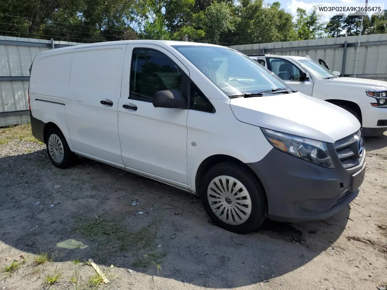 2019 Mercedes-Benz Metris VIN: WD3PG2EA9K3605475 Lot: 61710875