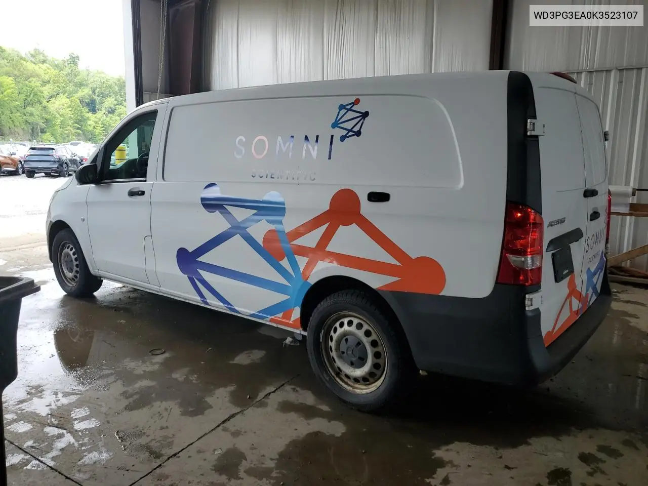 2019 Mercedes-Benz Metris VIN: WD3PG3EA0K3523107 Lot: 64134555