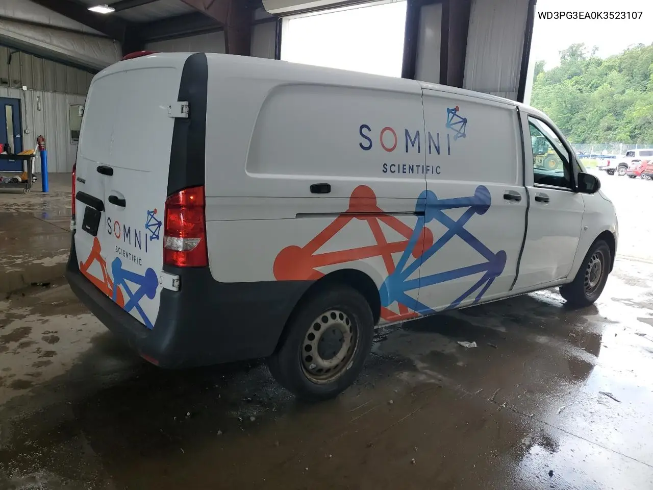 2019 Mercedes-Benz Metris VIN: WD3PG3EA0K3523107 Lot: 64134555