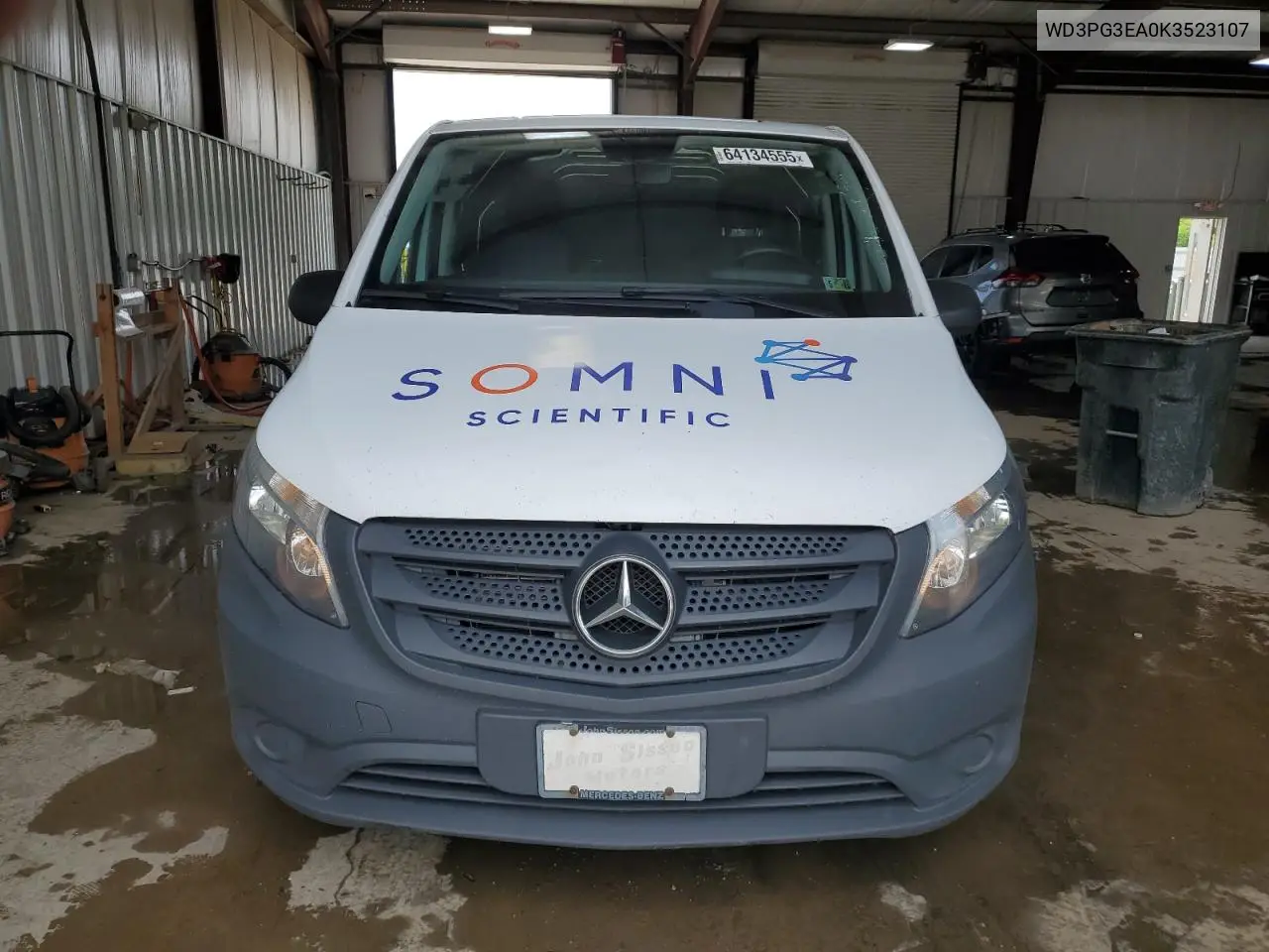 2019 Mercedes-Benz Metris VIN: WD3PG3EA0K3523107 Lot: 64134555