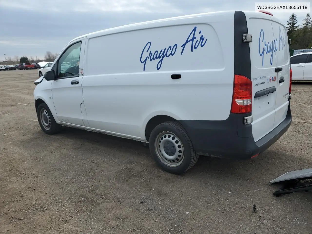 2020 Mercedes-Benz Metris VIN: WD3BG2EAXL3655118 Lot: 54396735