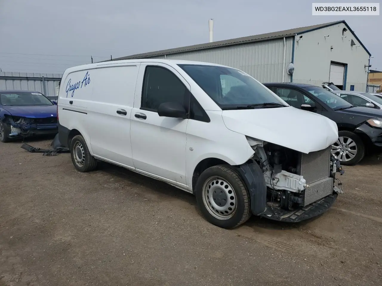 2020 Mercedes-Benz Metris VIN: WD3BG2EAXL3655118 Lot: 54396735
