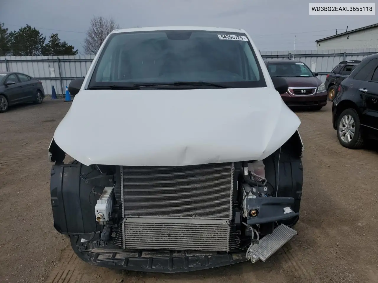 2020 Mercedes-Benz Metris VIN: WD3BG2EAXL3655118 Lot: 54396735