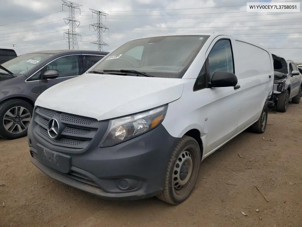 2020 Mercedes-Benz Metris VIN: W1YV0CEY7L3758051 Lot: 56547095