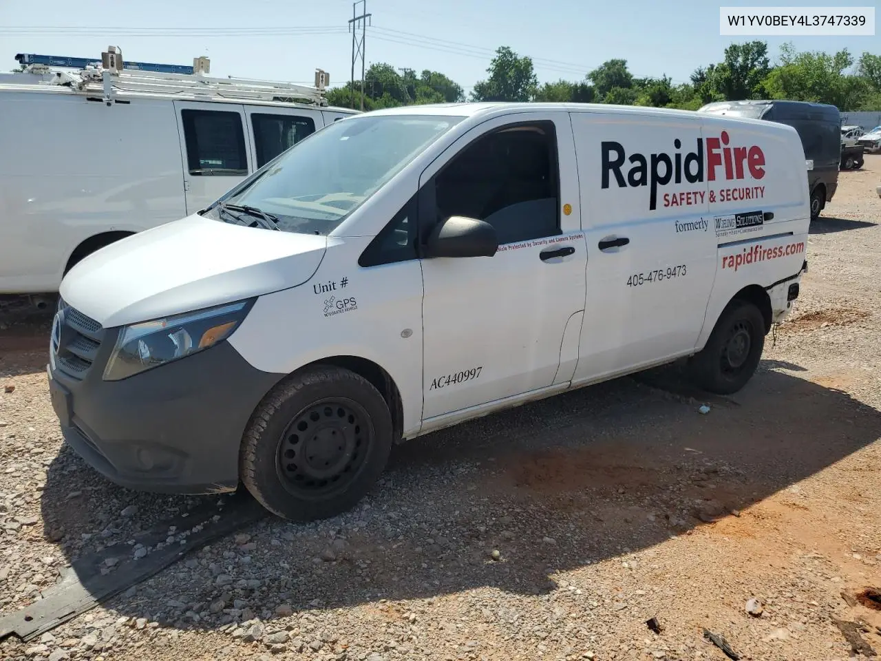2020 Mercedes-Benz Metris VIN: W1YV0BEY4L3747339 Lot: 58855925